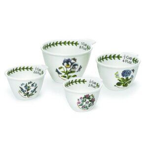 NIB Portmeirion Botanic Garden Measuring Cups Set of 4 NEW $53